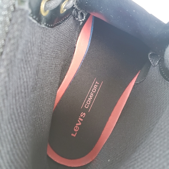 NWT LEVI'S Lace-up High-top Denim/Leather Boots - Picture 7 of 8